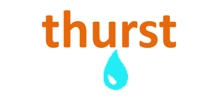 Thurst logo.